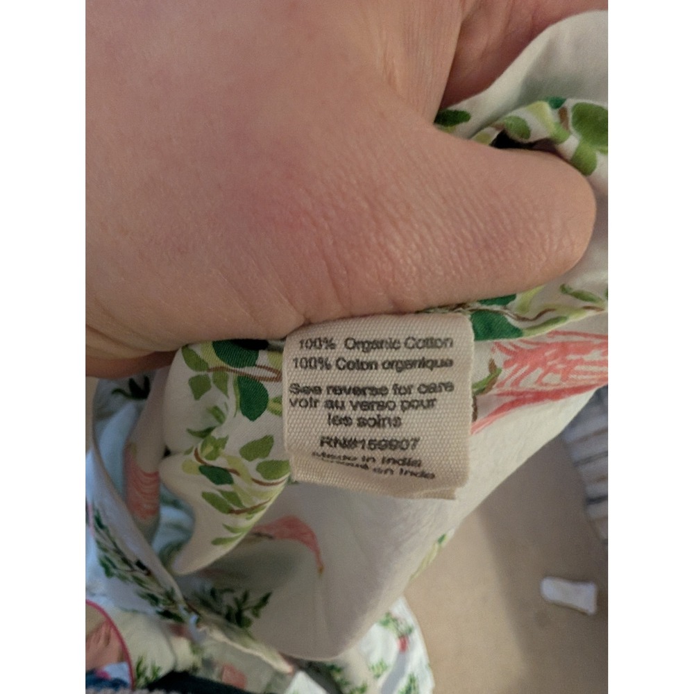 Printfresh Women's Organic Cotton Pajama Set Potted Plant Citrus Print- 2X - Picture 7 of 9